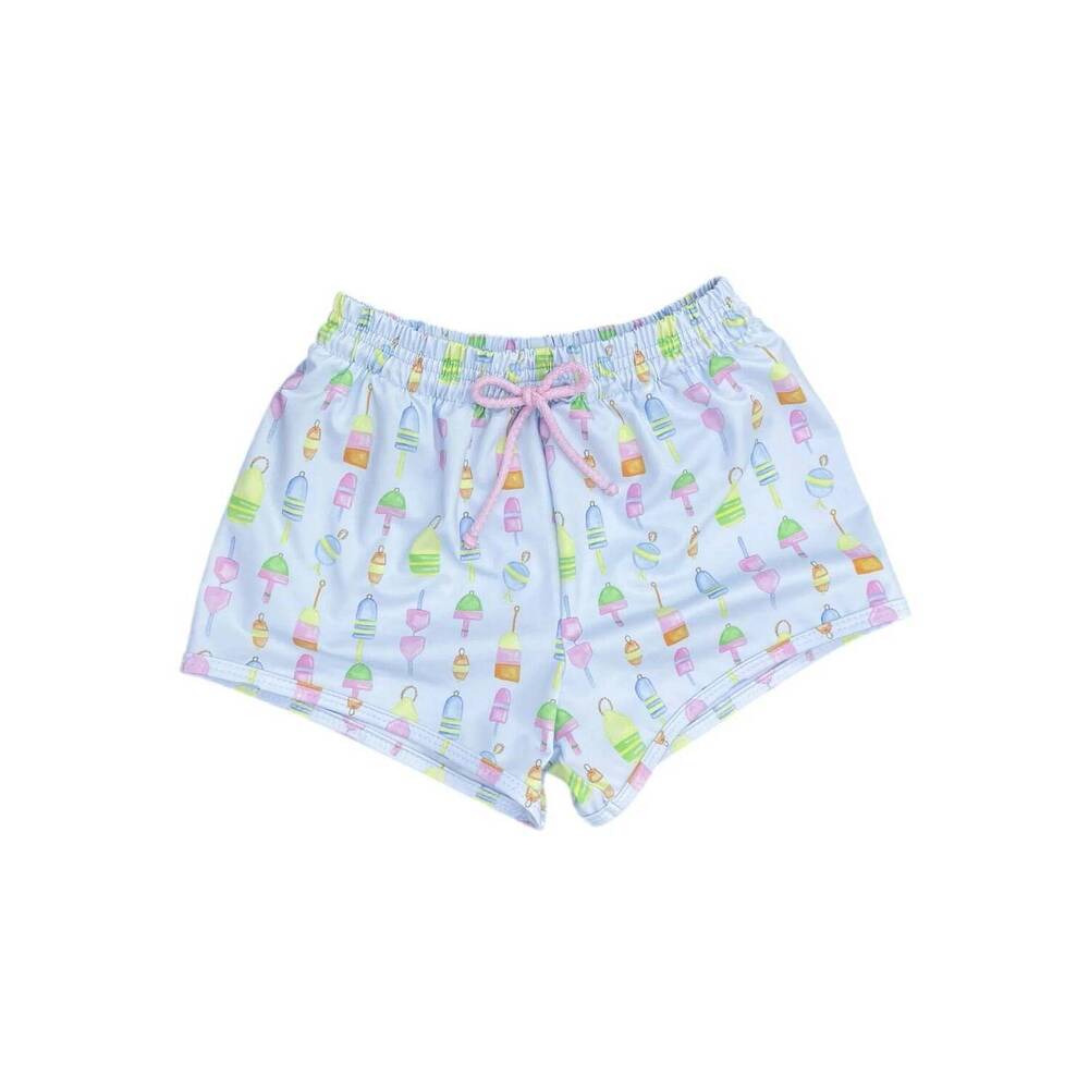 NEW JAMES & LOTTIE girl's swim trunk in reel fun